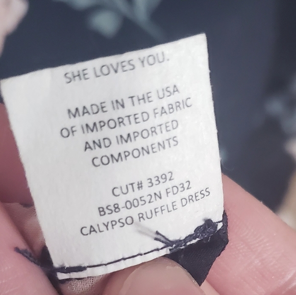 Show Me Your Mumu Calypso ruffle floral maxi dress large Boho NWT - Picture 10 of 10